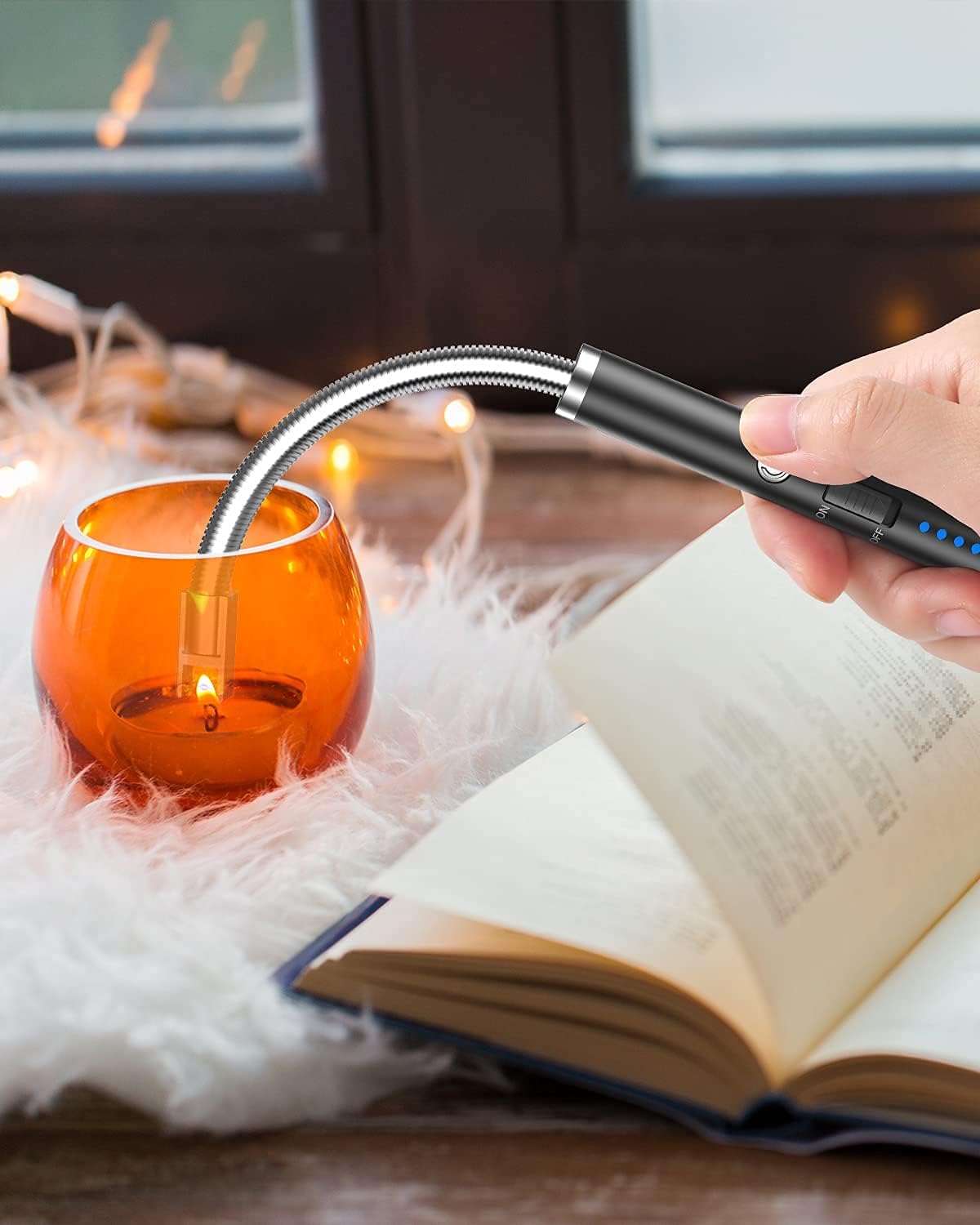 Elektrisk USB-tändare med flexibel nacke