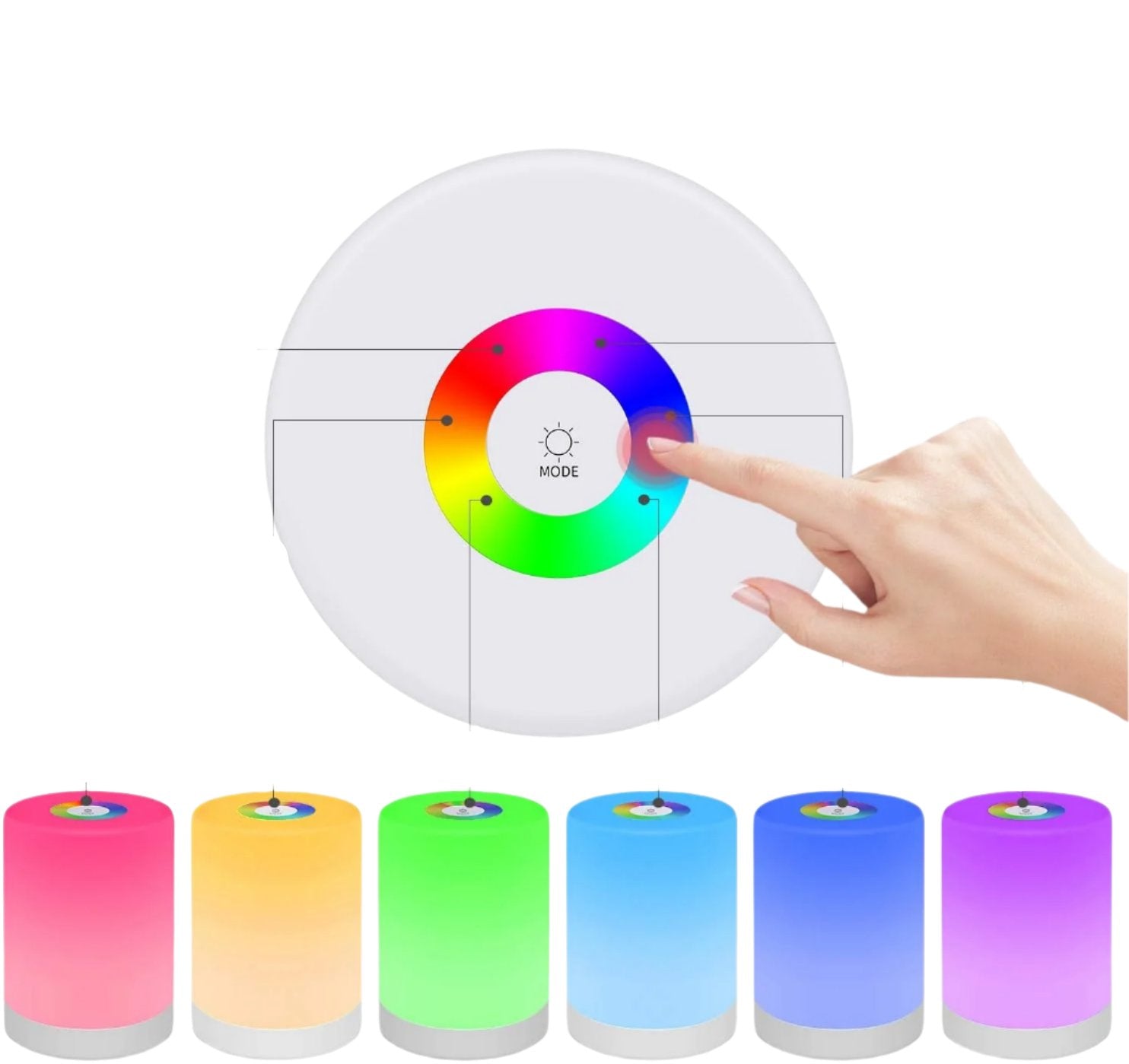 Carvallo - Dimmbar och Bärbar LED-lampa