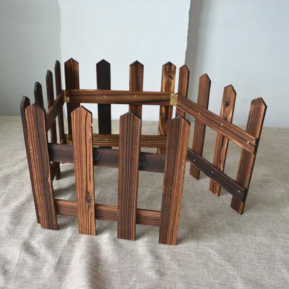 Dekorativ trädhägn för bäddar och utomhusområden