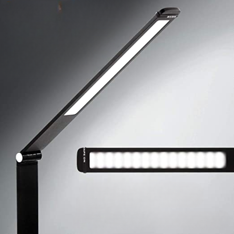 LED Skrivbordslampa - Med USB-laddningsport och dimbar funktion - Perfekt för kontor och studier