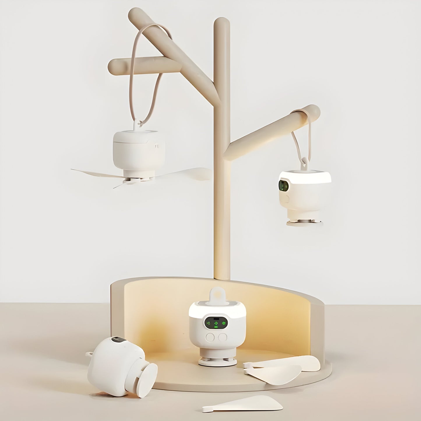 CoolTrail - Campingfläkt för utomhus USB uppladdningsbar