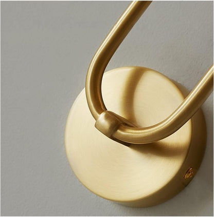 Vägglampa Guld LED Modern Sänglampa