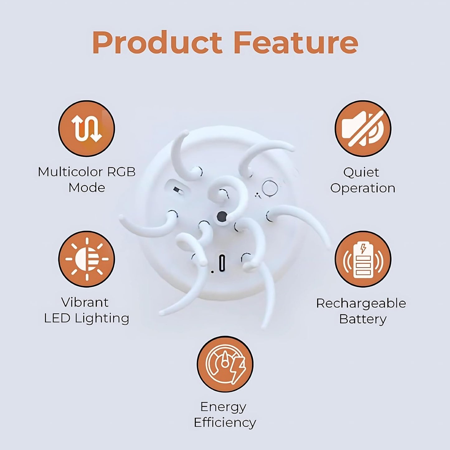 LED Stämningslampa | Livlig Manetljus för Sovrum