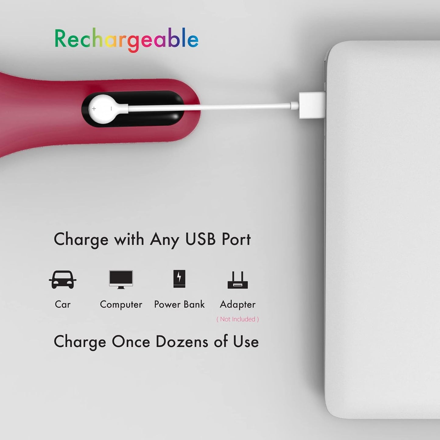 Carvallo GlowSoniq | Vattentät & Återuppladdningsbar | 3-i-1 Peeling, Rengöring & Massage