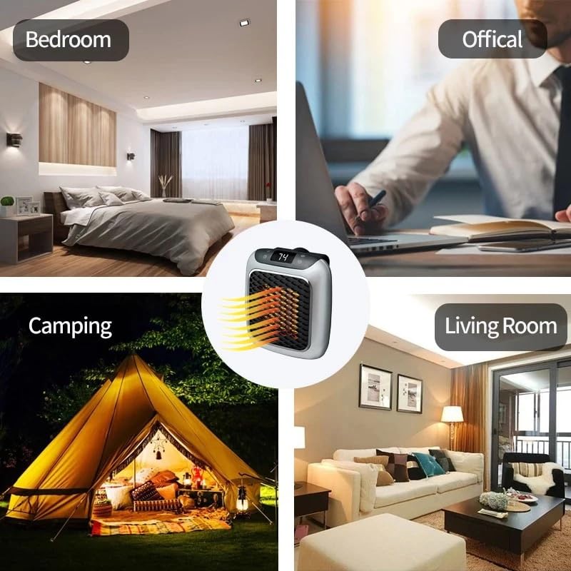 Portabel Elektrisk Värmare | Snabb Värme Säker Rum Radiator