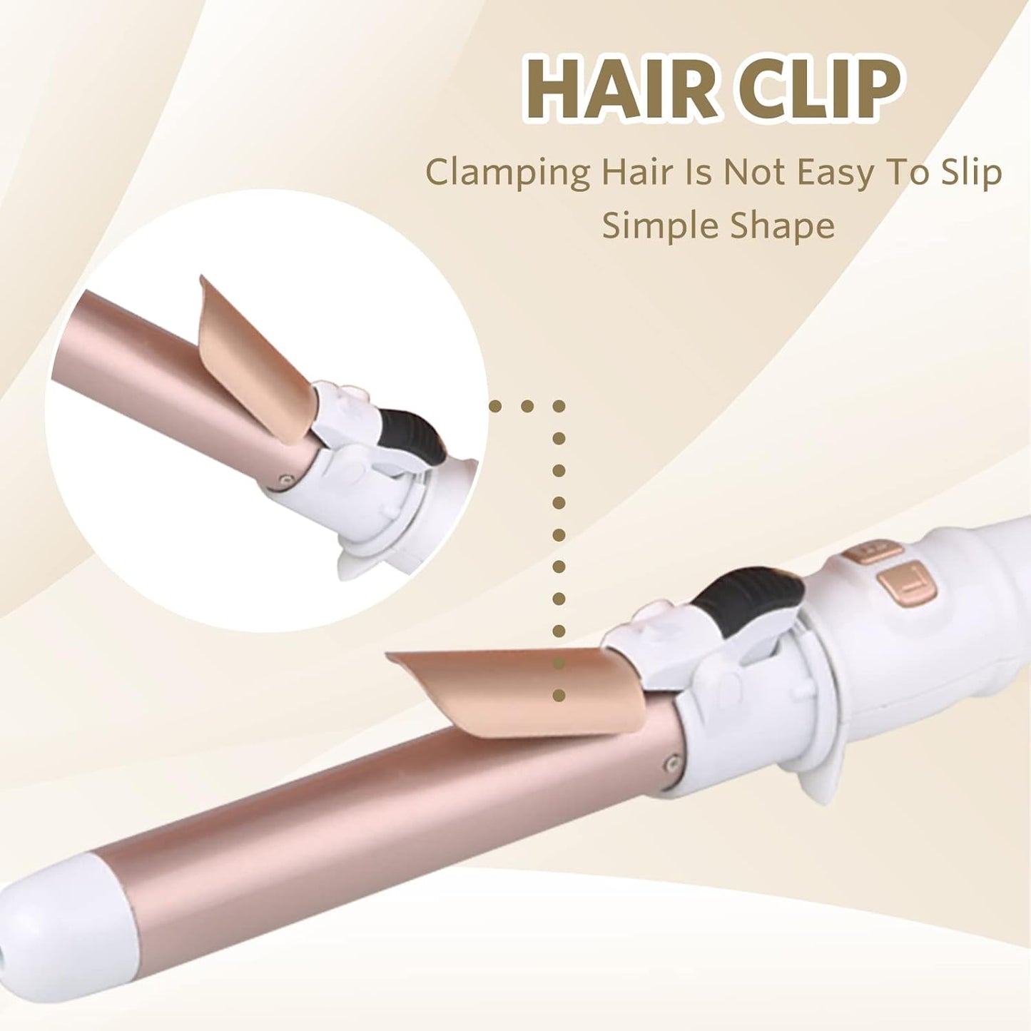 Curling Iron | Dual Barrel Hair Styler för Hemma Användning