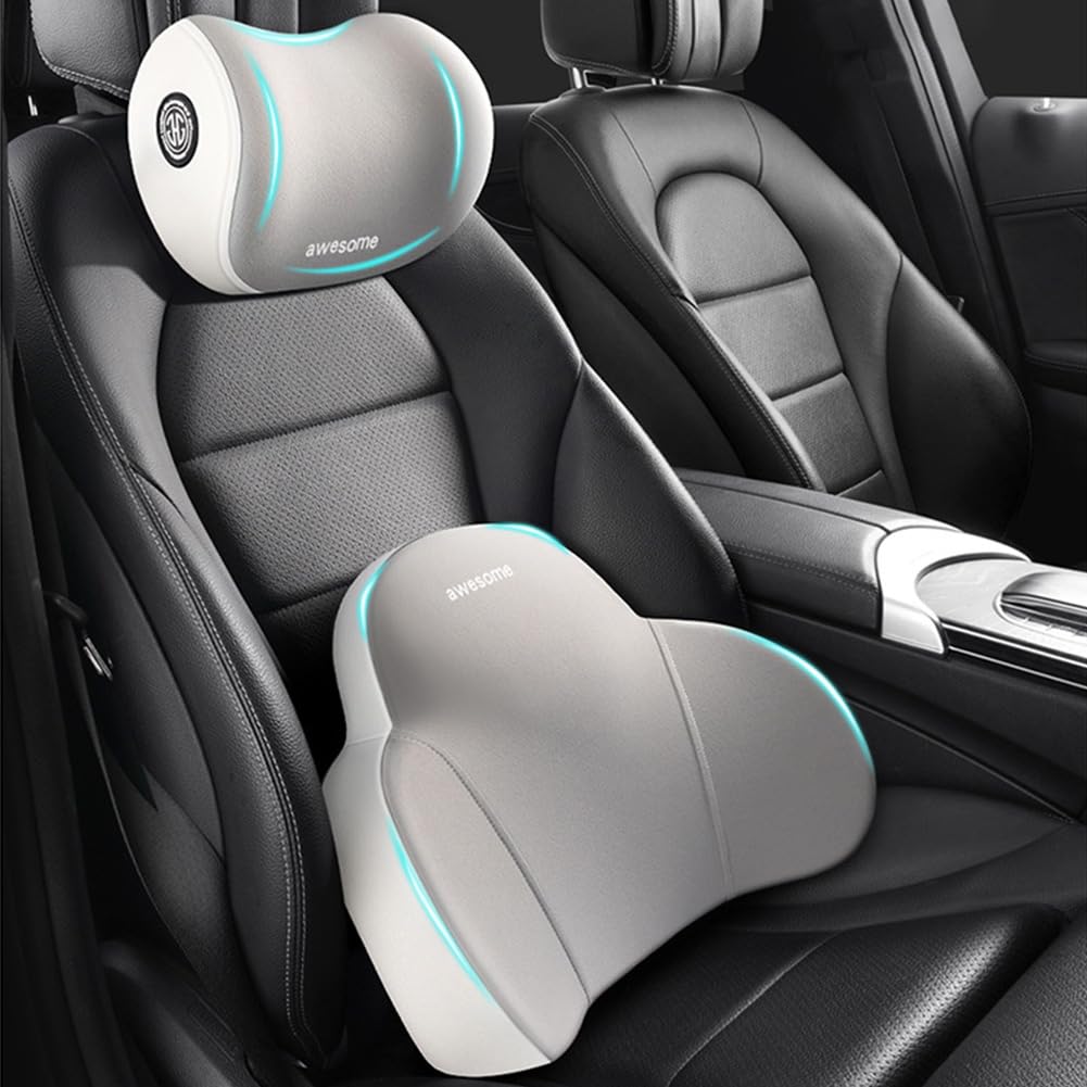 Bilstols huvudstöd &amp; ländryggsstöd kit