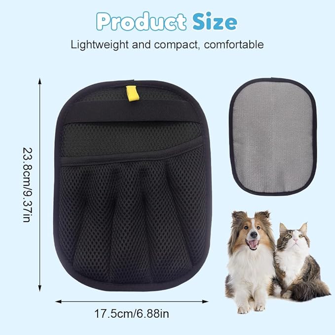 Carvallo Linthandske Carvallo | Återanvändbar & Tvättbar | Ideal för Husdjursvagnar | Svart-Röd