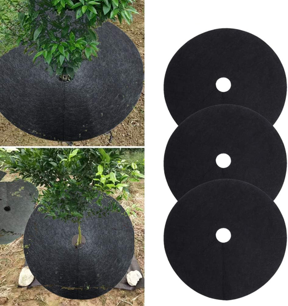 Ogräsväv Baumscheibe – Andningsbar rotskyddsmatta för trädgård och växter