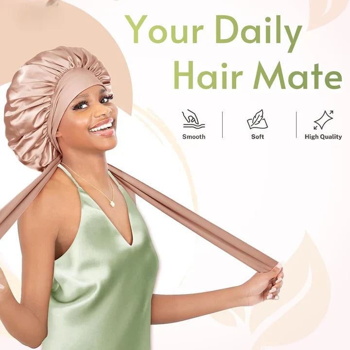 Satinstirnband – Bekväm sovmössa för damer