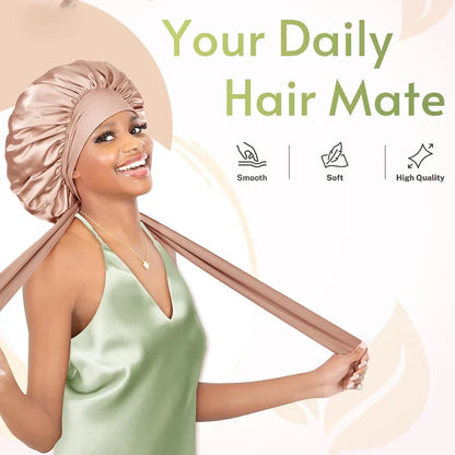 Satinstirnband – Bekväm sovmössa för damer