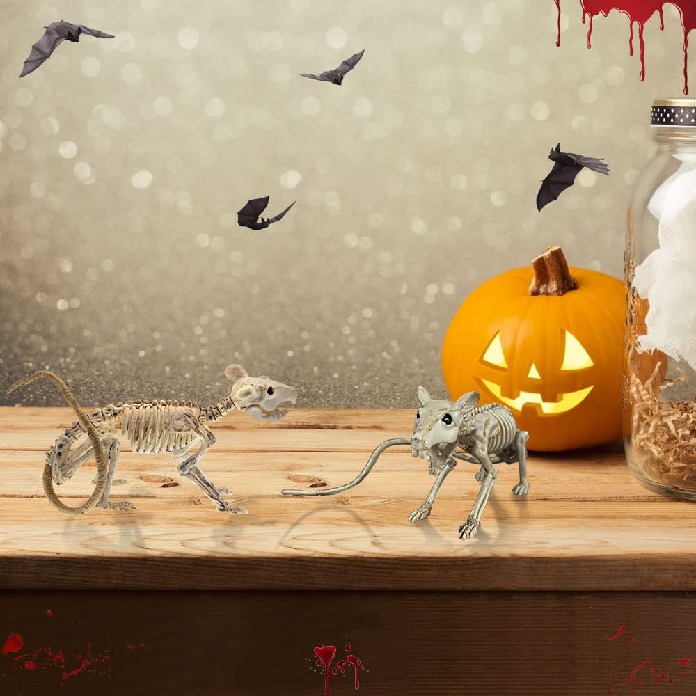 Väggkonst Hängande Skelett Fladdermus Ornament