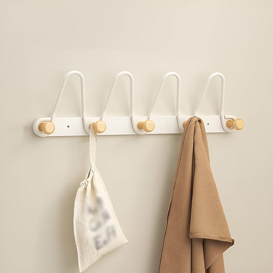 Hängande väggkrokar med dubbla rader - praktisk hängande förvaring för dörrar eller väggar