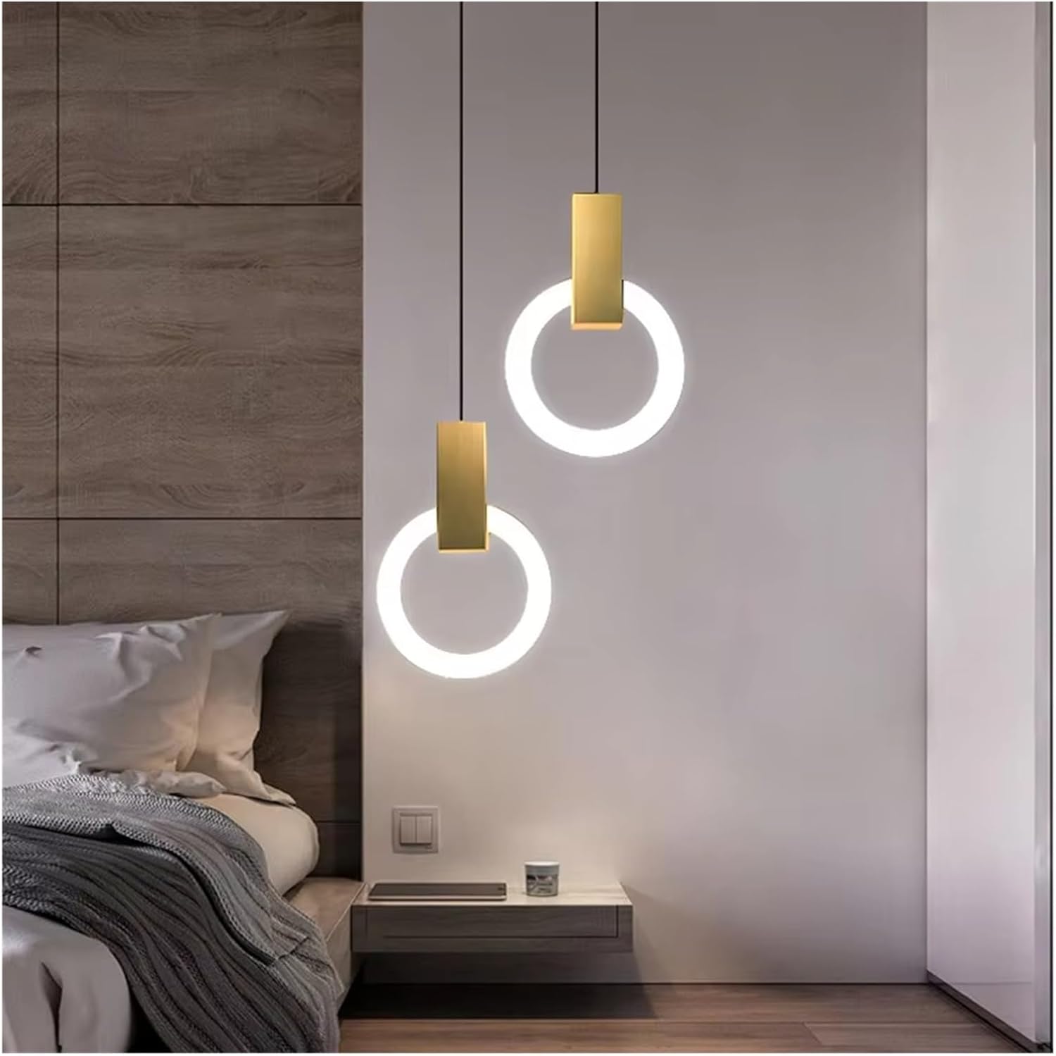 Pendellampa Modern LED Ring Taklampa