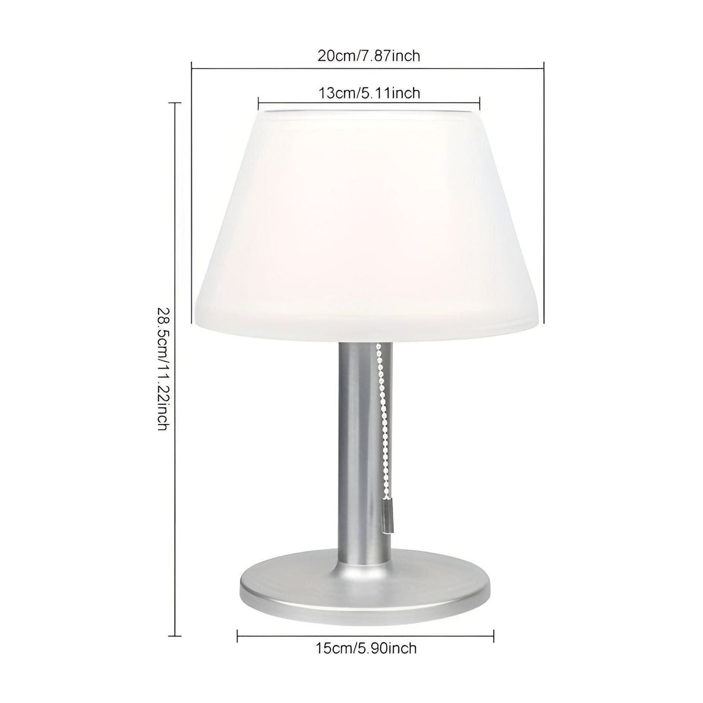 ClassicGlow Lampa - Traditionell Solarbordslampa