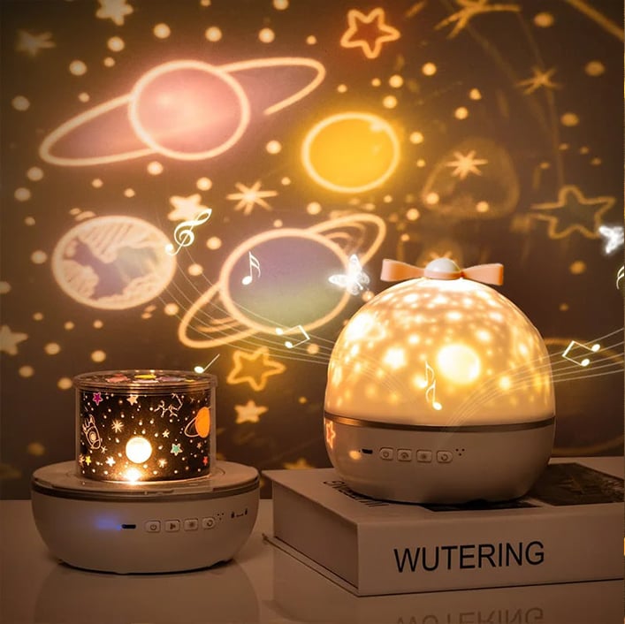 LunaBeam – Lugnande LED-projektor med natthimmel | 1+1 Gratis