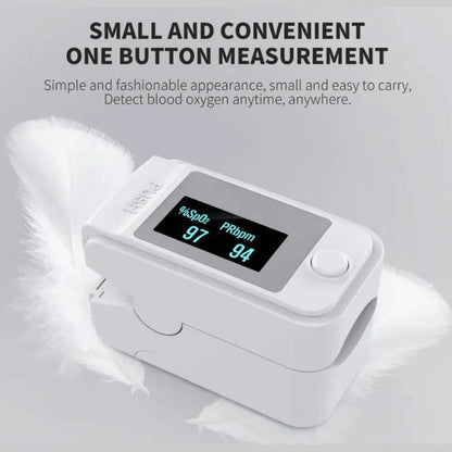 OxiSense | Högprecisions digitalt fingeroximeter för hälsa