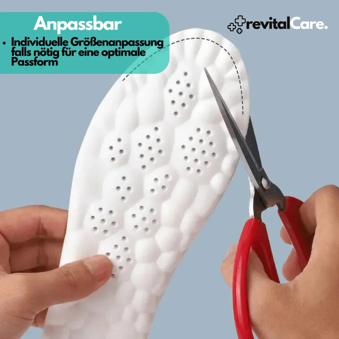 Ergonomiska 4D komfortinläggssålar