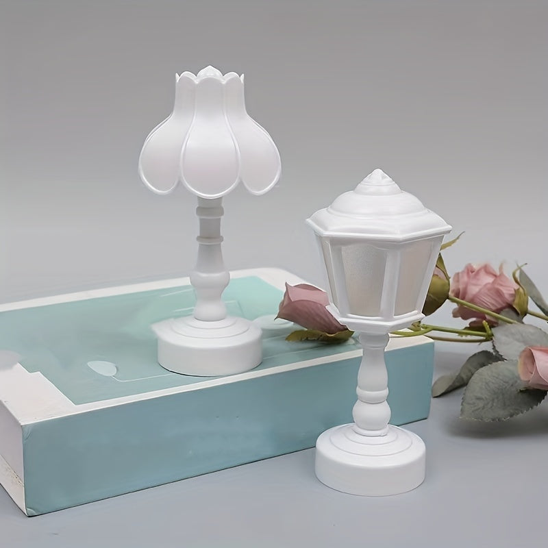 LumiDeco - Retro LED Mini Bordslampa Heminredning Nattlampa