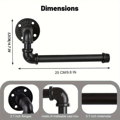 Industriell Toalettpapperhållare - För ett Stilrent Badrum