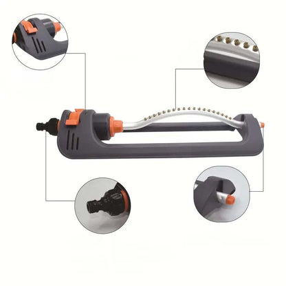 Carvallo - 19 håls justerbar sprinklare för trädgårdsvattning