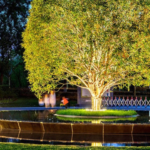 Utomhusbelysning Ring för Träbelysning