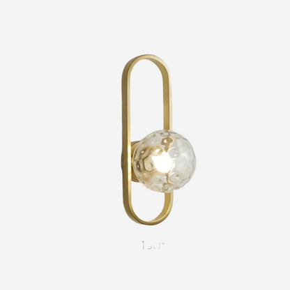 Modern konstnärlig vägglampa