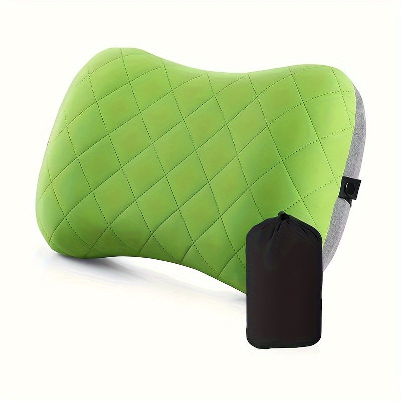Carvallo Airnest Travel | Ergonomisk & Uppblåsbar | Med Tvättbart Fodral | 46 × 32 cm