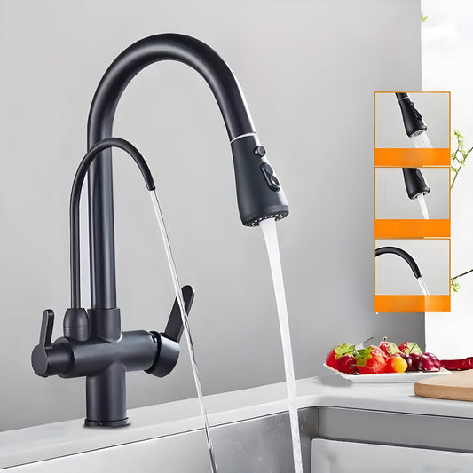 OrbiTap - Blandare med två handtag och filtersystem