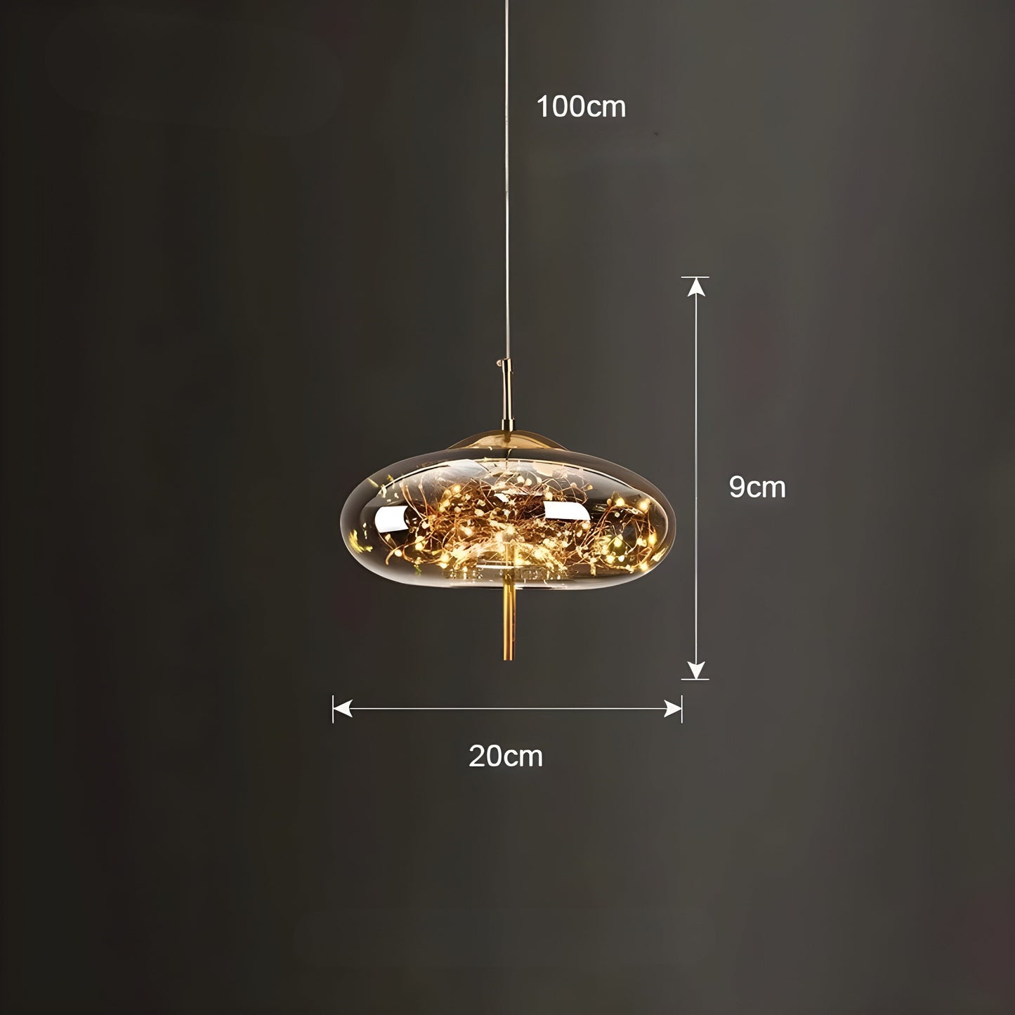CrystalBeam Light - Modern LED Hänglampa Stjärnor