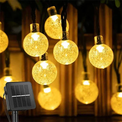 GlitterLuxe - Vattentäta solcell LED-ljusslingor