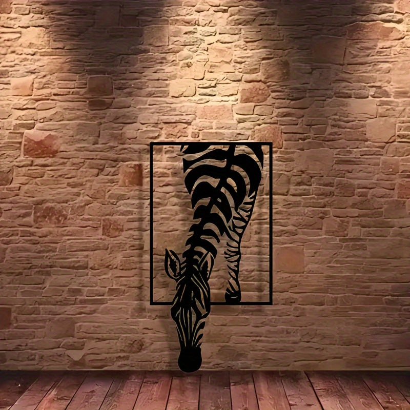 Zebra Silhouette Väggdekoration - Stilfull Elegans för Ditt Utrymme