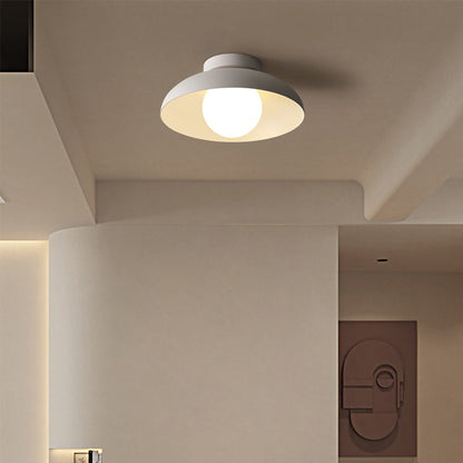 Modern Metallisk Semi-Flush Taklampa för Hallen