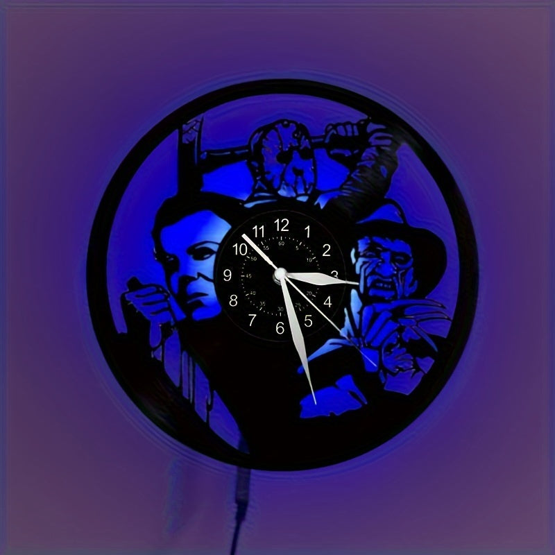 VinylHorror - Stil Horror-tema Väckarklocka, Vinylskiva