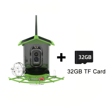 Smart fågelmatare med 2k kamera