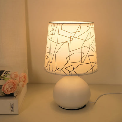 Geometrisk Stil Bordslampa - Modern och Atmosfärisk