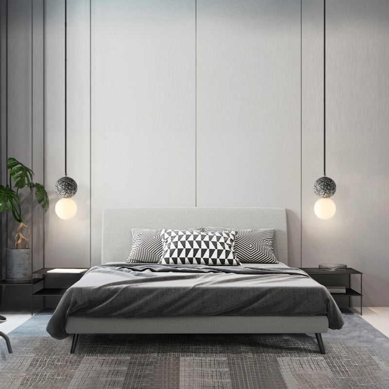 LumoSphere - Modern LED Hänglampa Svart Vit Glas