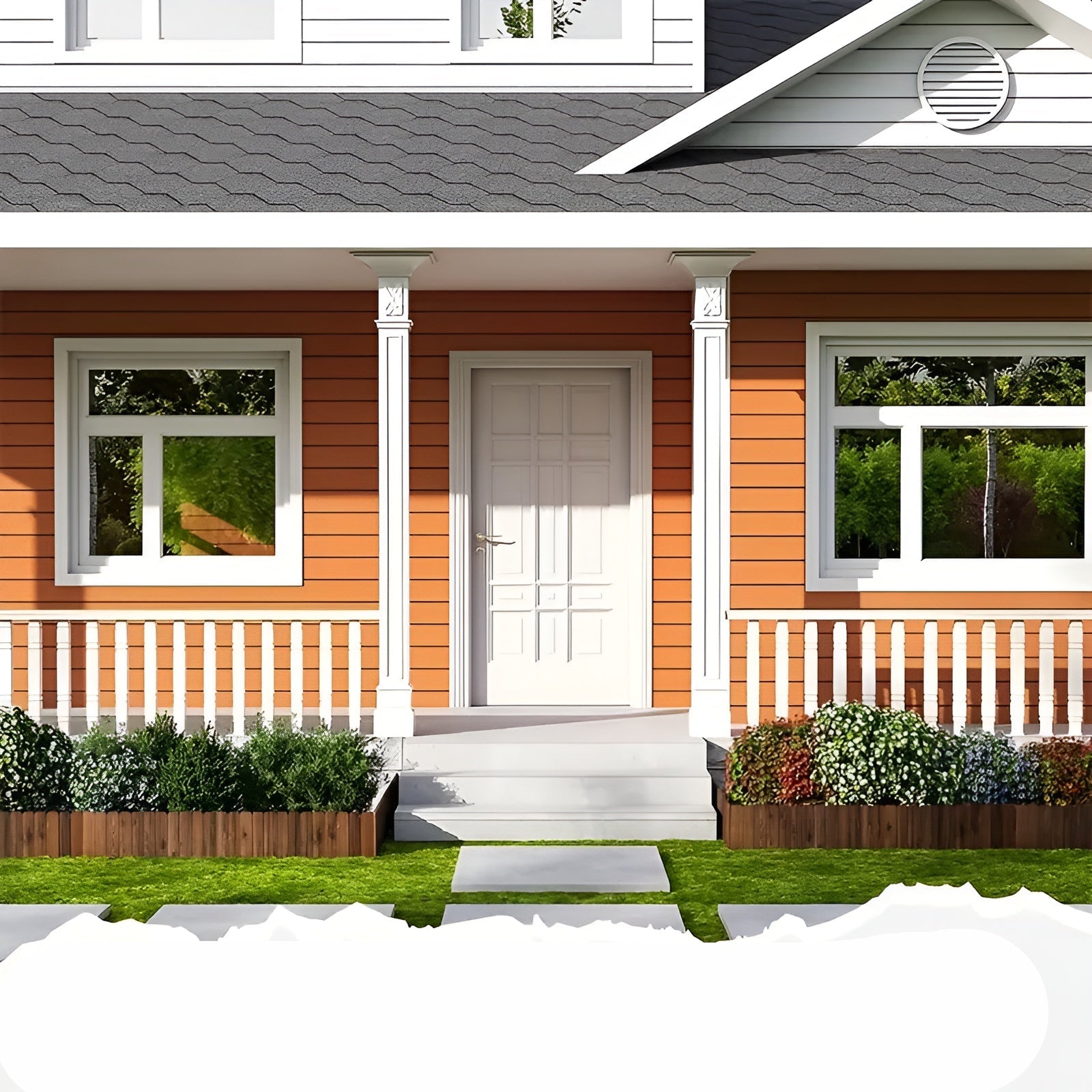 Flexibel trädgårdsstängsel i trä – Dekorativ kant för rabatt för trädgård &amp; terrass