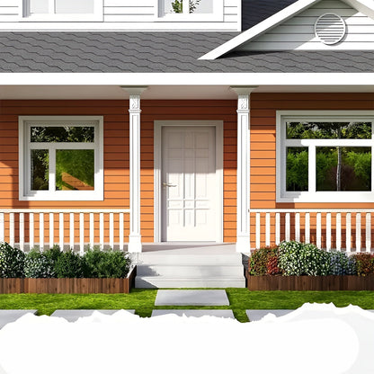 Flexibel trädgårdsstängsel i trä – Dekorativ kant för rabatt för trädgård &amp; terrass