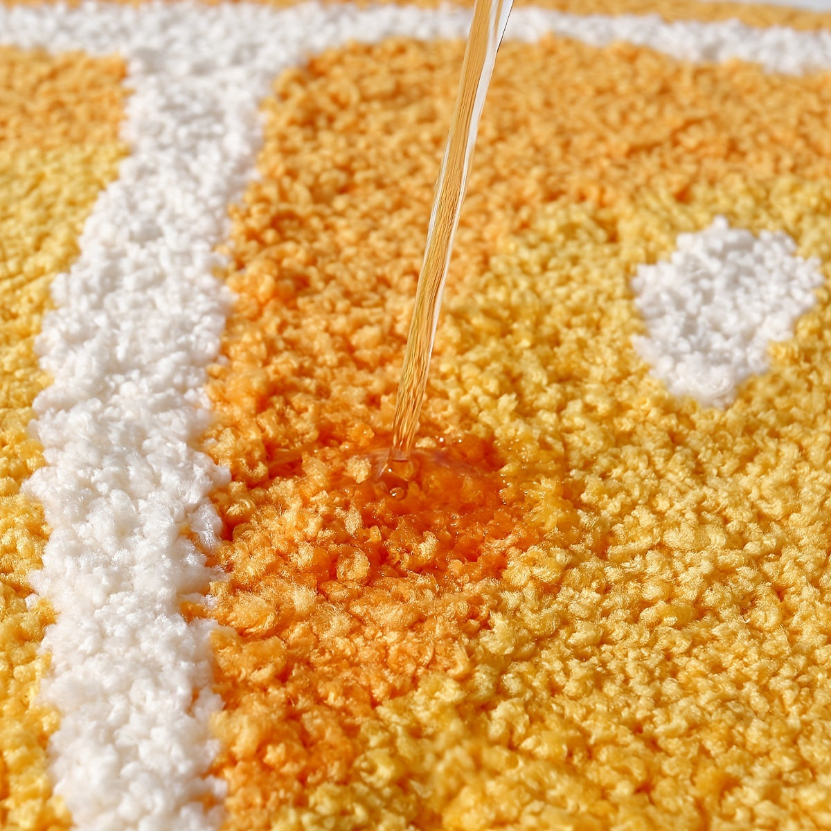 Fruktt inspirerat badrumsmatta – Mjuk och absorberande