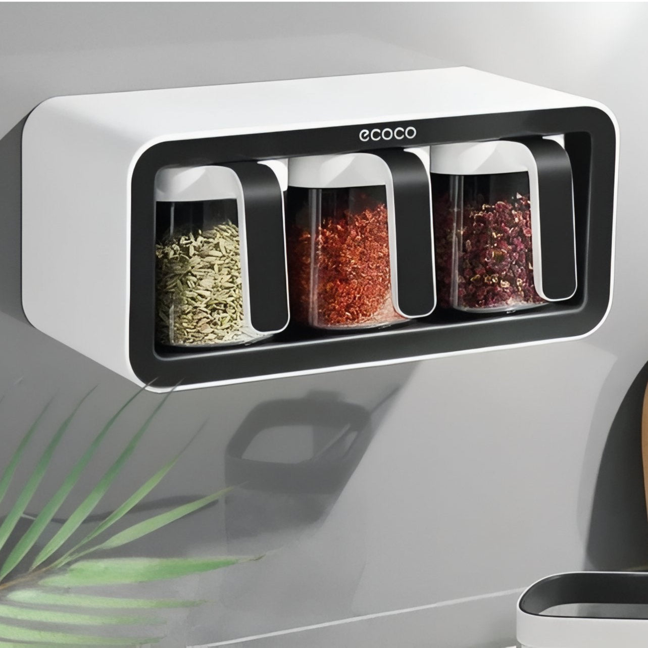 Carvallo – Multifunktionell väggmonterad förvaringslåda för kryddor och kryddor