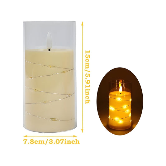 FestiveFlame Light - Elektroniska jul-LED-ljusflamma