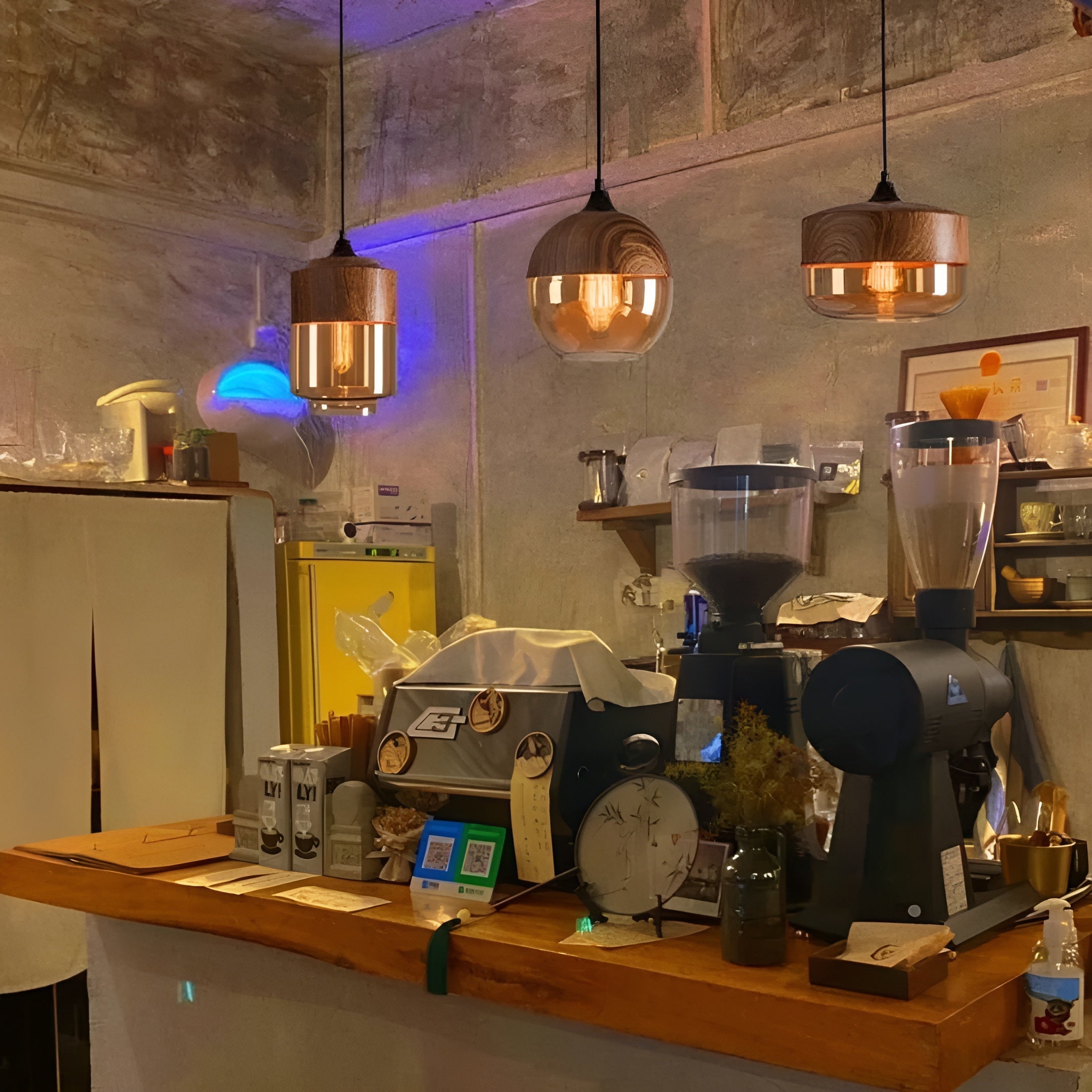 ModiGlass Light - Modern trädlampa i tonat glas