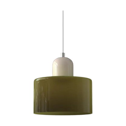 Glaspendelampa – Elegant cylindrisk pendellampa för mysiga vardagsrum