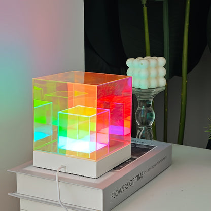 LumiLuxe - Traditionell LED Bordslampa, 3-Färgs Justerbar, USB-Drevna