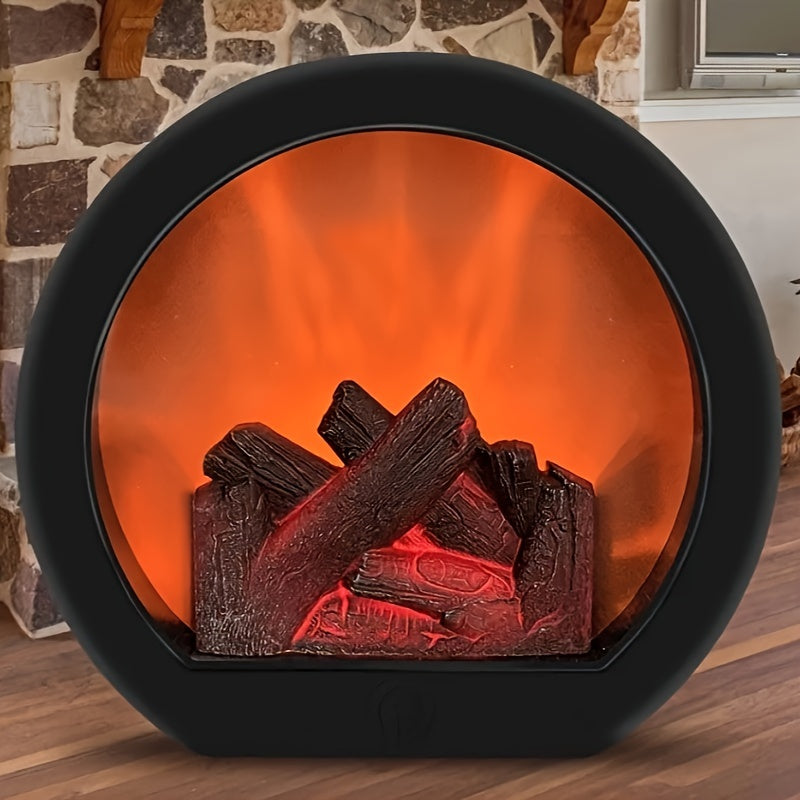 FlameGlow - Simulerad Kolglödlamps med Retro-stil Dekoration
