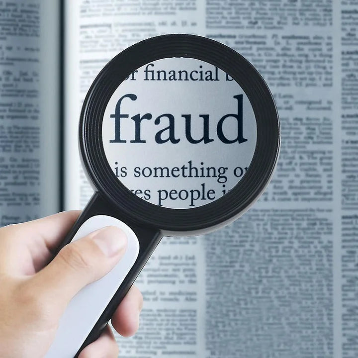 Royaleva Optisk Förstoringsglas 30X Handhållen Seniorer Läsförstoring För Läsning