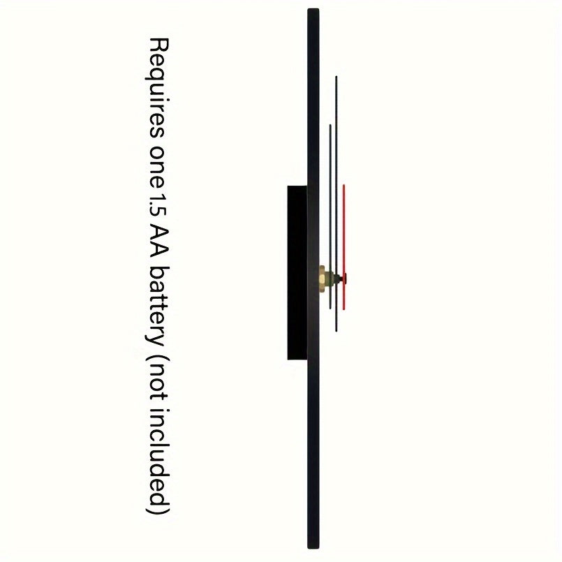 Minimalistisk Träväggklocka – Stilren, Ingen Tikande Ljud, Perfekt för Inredning