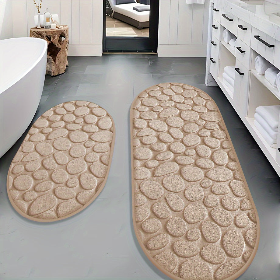 Anti-slip Badmatta Set - För Säkerhet och Komfort