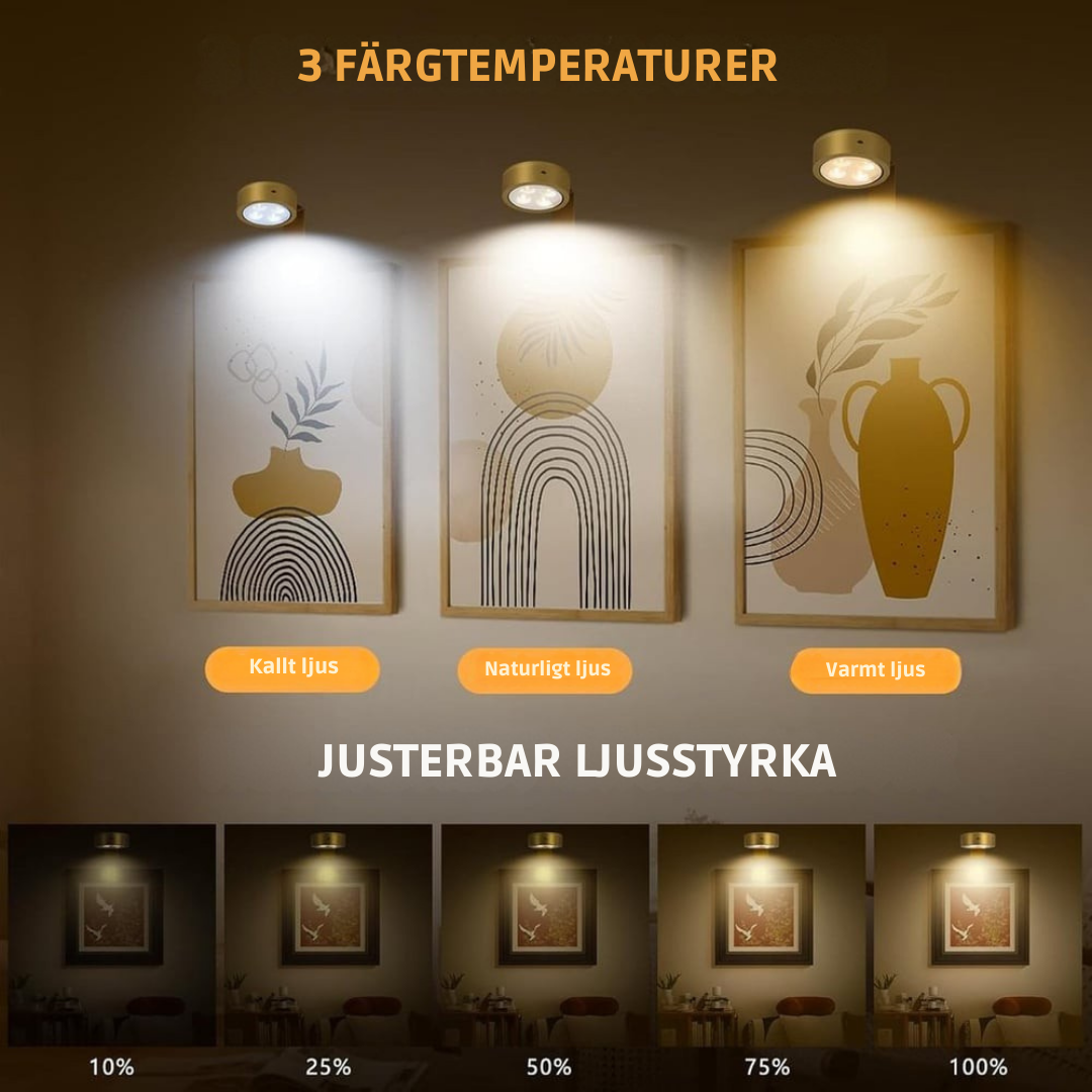 MagnaGlow – Ritljuspanel med 13 effekter